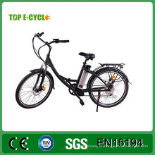 TOP China fabricante E-cycle 26 &quot;cidade ebike com pedais elétrica city bike